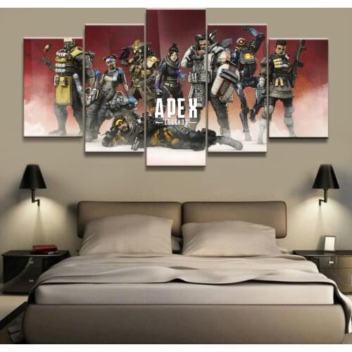 Full square round Diamond painting Legends Game embroidery 5 Pieces diamond embroidery Nature Wall Art A2145