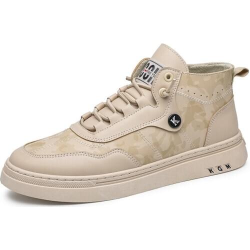 2020 autumn new mens shoes Korean version trend high help board shoes students small white shoes mens casual shoes man shoes