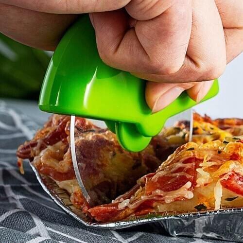 Plastic handle cake bread cut cut pizza Wheels knife family stainless steel pizza knife pizza tool kitchen tool pizza turn