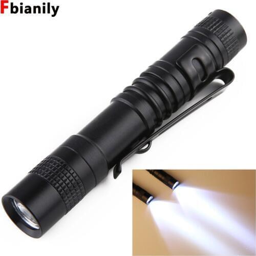 Simple Portable Mini Pocket Penlight XPE-R3 LED Flashlight Torch working inspection Light 1 Switch Mode Outdoor Camping Lighting