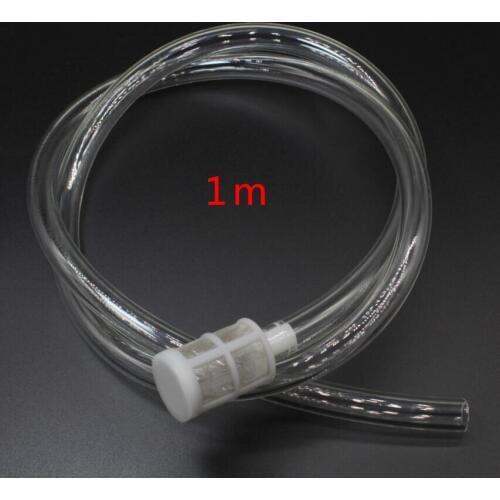 10*13mm Clear Transparent PVC Water Hose For Car Washer Pump Pipe With Filter Strainer Inner Dia. 10mm, Outer Dia. 13mm
