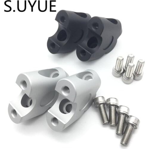 S.UYUE Motorcycle CNC aluminum handle stand pipe clamp installation taper 2 7/8 "22mm for the Suzuki GS500F 2004
