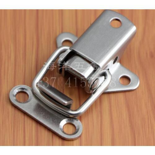 Silver Boxes Case LockTool box buckle Metal SIron buckle Locking button Wooden box Luggage buckle iron Bag Accessories