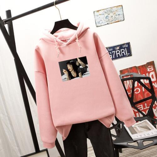 Graphics Print Harajuku Sweatshirt Winter Streetwear Punk Pullover Oversized Hoodie Women Hoody Ladies Europe Retro Cool Japan