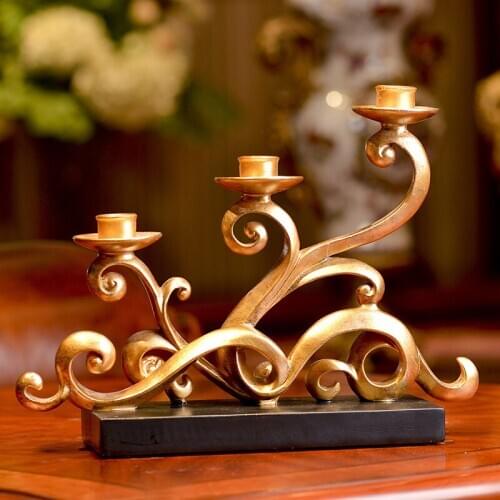 TIMESTORY Decorative Ceramic Candlesticks