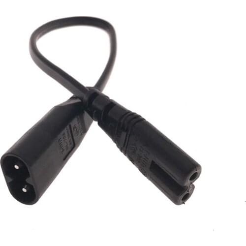 1PC Computer Power Extension Cord Cable For IEC320 C7 to C8 Durable construction