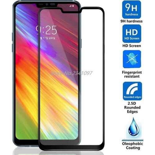 Full Cover Screen Protector For LG W10 W30 X6 G6 G7 G8 Thinq K40 K50 Tempered Glass For LG Q60 Q7 Q9 Stylo 4 5 Protective Film