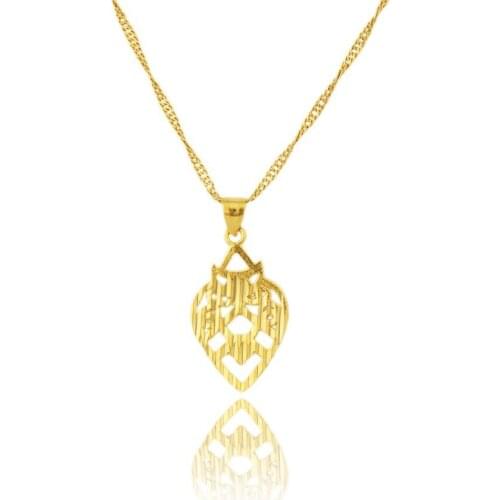 Gold color chram owl pendant necklace for women jewelry free shipping