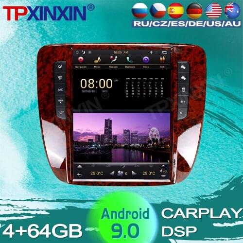 128G For GMC Yukon/ Chevrolet Tahoe/Chevrolet silverado 2007-2012 Android Tesla Car Radio Multimedia Player GPS Navi Big Screen