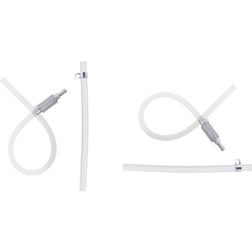 2 Pieces Motorcycle Clutch Brake Bleeder Hose One Way Valve Tube Bleeding