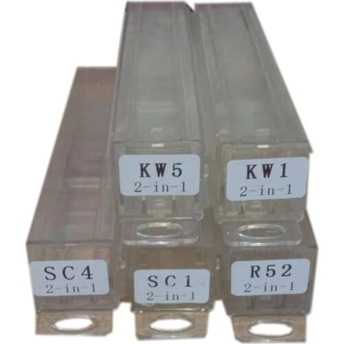 5 PCS / Set Original Lishi KW1 KW5 SC1 SC4 R52 2 in 1 Decoder Locksmith tool