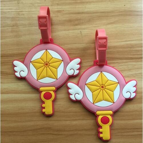 Cardcaptor Sakura Anime Travel Accessories Luggage Tag Suitcase ID Address Portable Tags Holder Baggage Label Gifts New