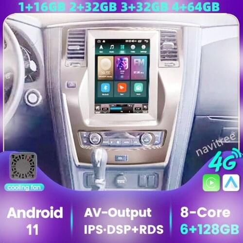 For Nissan Patrol Y62 2010 - 2020 9.7 Inch Car Radio Multimedia Video Player Navigation Stereo GPS Android 11 DSP 2din 2 Din Dvd