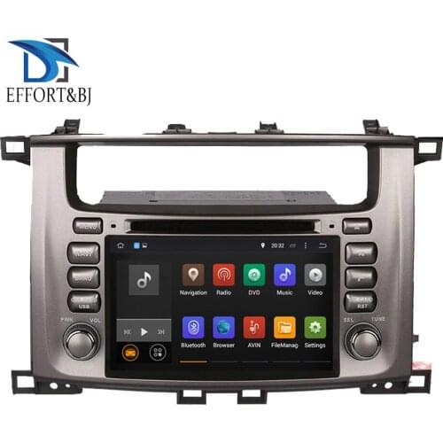 Android 9.0 8 Core Car Stereo Land Cruiser 100 LC100 Lexus LX470 1998-2007 Autoradio SD GPS RDS Navigation 3/4G With DVD