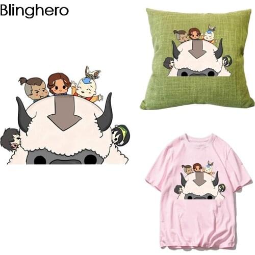 BH1176 Blinghero Magic Story Patches For Clothes Fashion Thermal Stickers Washable For DIY Iron On Sticker Heat Transfer Thermo