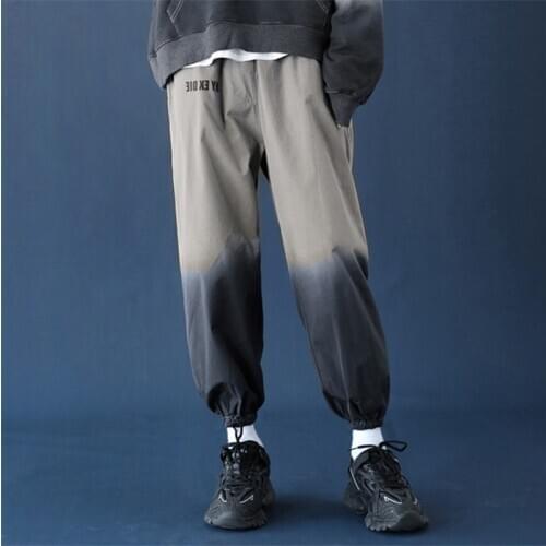 2020 New Fashion Harem Pants Colourful Streetwear Drawstring Elastic Waist Trousers Personality Harem Pants Joggers For Male