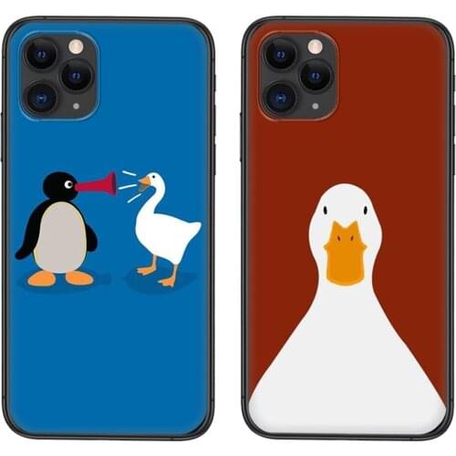 Duck Goose Game Soft Mobile Phone Skin Shell For Galaxy Note 10 Lite 9 8 20 Pro A7 A8 2018 A10 M31 M51 A10S A11 Childrens