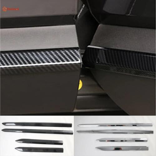 For Kia Sorento MQ4 2021 2022 Car Sticker Styling Detector Stainless Steel Side Door Body Trim Strip Molding Parts 4pcs