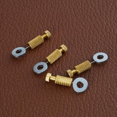 2PC Leather Craft Stitching Positioning PIN Fixed Needles Spring Clip for Hand Sewing Leather Fixing and Clamping Located Suture