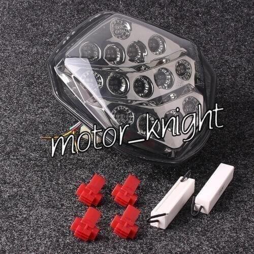 Integrated LED Tail Light Turn Signals for SUZUKI GSXR1000 2003-2004 Smoke