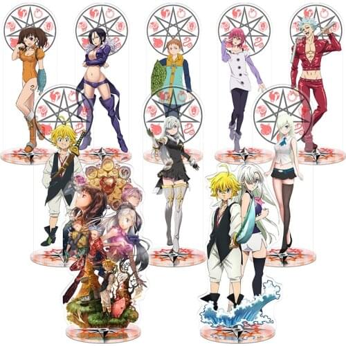 The Seven Deadly SinsT : Wrath of the Gods Acrylic Stand Model Doll Ban Escanor King Hawk Diane Meliodas Gowther Figure Toy 22cm