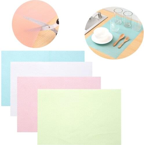 Reusable Shelf Cover Liners Cabinet Drawer Mat 30*45cm Moisture-Proof Waterproof Dust Anti-Slip Fridge Kitchen Table Pad Paper