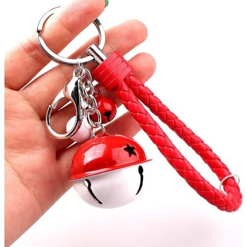 Fashion New Men Key Chain Car Women Car Metal Keychain New Key Holder Wind bells New Party Gift jewelry 10PCS wholesale