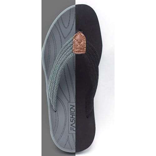 Men Flip Flops Summer Breathable Sandals Shoes For Men Non-slip Rubber Soles Slippers Fashion Outdoor Casual Shoes Big Size 47