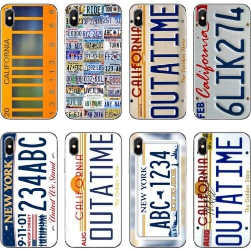 PLATE LICENSE CALIFORNIA For iPhone 11 pro XR X XS Max 8 7 6s plus SE 5s 5c iPod Touch 5 6 cover case