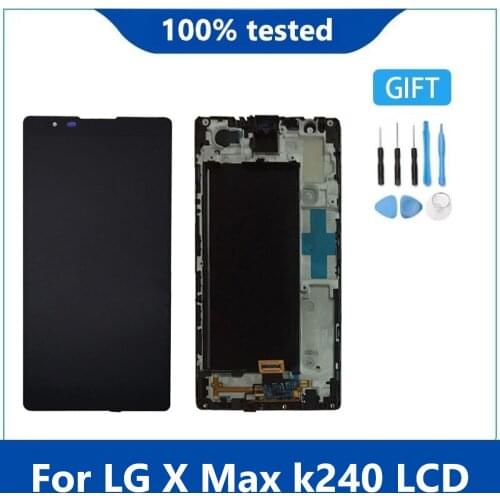 Original For LG X Max k240 K240H K240F LCD Display with Touch Screen Digitizer Assembly Complete For LG K240 LCD With frame