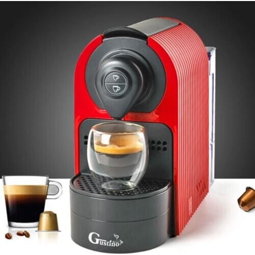 Fully automatic espresso coffee machine small home office capsule coffee maker stainless steel kitchen applicance