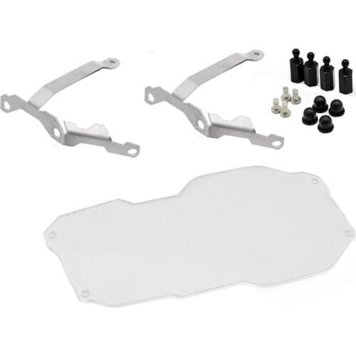 Clear Motorcycle Front Headlight Guard Protector Cover For BMW R1200 GS and Adventure 2013-2016