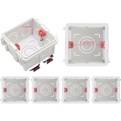 Model 86 Adjustable International Bottom Box, Wall Switch Socket Internal Mounting Box, Electrical Socket and Accessories