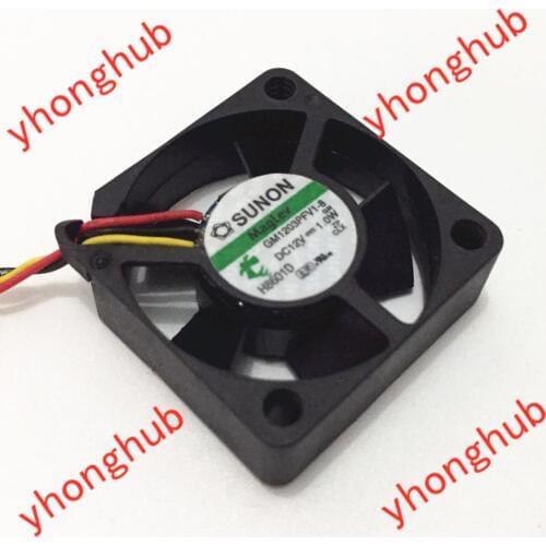 SUNON GM1203PFV1-8 F.GN DC 12V 1.0W 3-wire 30x30x10mm Server Cooling Fan