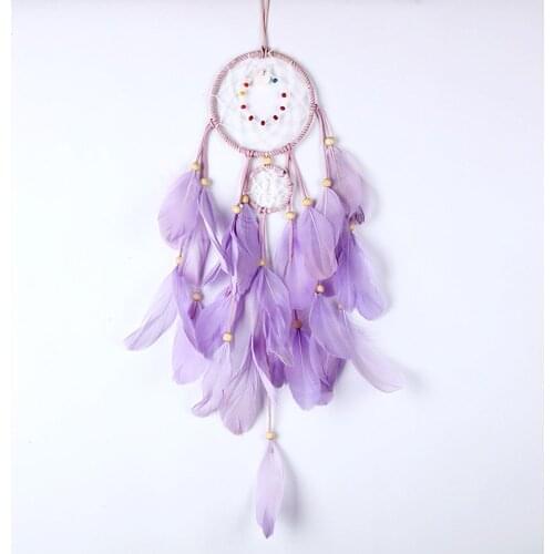 Room Decoration Three Girls Heart Dream Net Wind Bell Pendant Length 50cm Wall Hanging Birthday Gift