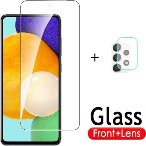 9h full protective glass for samsung a52 tempered screen protector glass for samusng a51 a71 sansum a31 with camera lens film