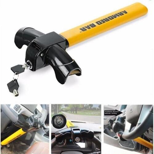 Anti Theft Steering Wheel Lock Wheel Lock T Shape High Safety Anti-Theft Lock for Car SUV Truck Auto Cars Lock