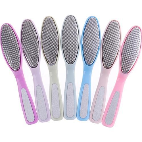 1pc Colorful Double Sided Foot Rasp Scrubber Grater Dry Rough Dead Skin Callus Remover Scraper Pedicure Foot File Tools