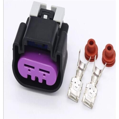 15454358 10SETS DJ7023-6.3-21 6.3mm 2Pin AMP Car Electrical Wire Connectors for Audi ,BMW,Honda,Toyota,NISSAN AND other models