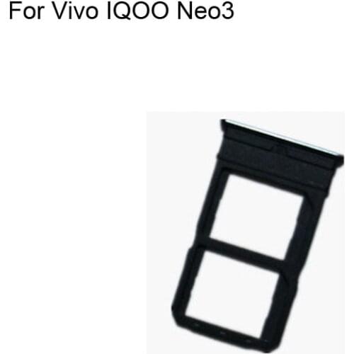 For Vivo IQOO Neo3 New Tested Sim Card Holder Tray Card Slot For Vivo IQOO Neo 3 Sim Card Holder Replacement iQ OO Neo 3