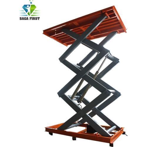 Fixed Scissor Lift Platform Stationary Scissor Lift Table Car Hydraulic Lift