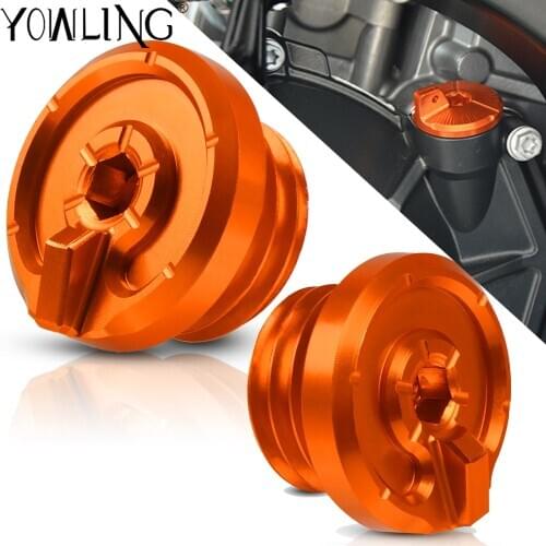 Motorcycle CNC Aluminum Engine Oil Filler Screw Cover Cap plug Accessories For 1290 Super GT 2016 2017 2018 2019 2020