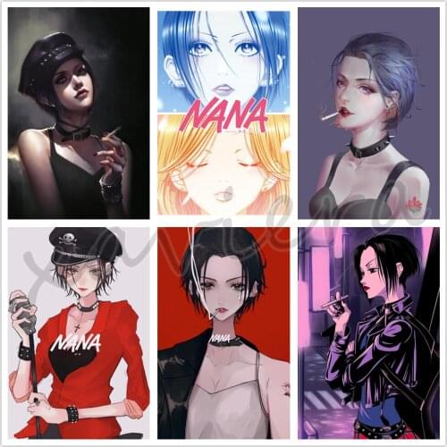 5D DIY Diamond Painting Animation Nana Full Drill Embroidery Rhinestone Cross Stitch Kit Home Decoration Childrens Room Crafts