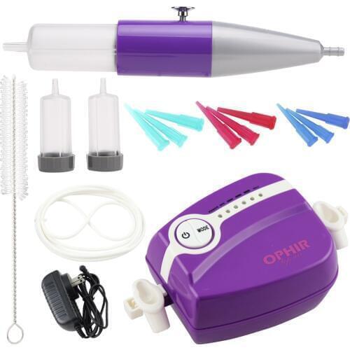 OPHIR Airbrush Kit for Cake Decoration Icings Cake Candy Chocolate Biscuits Icing Pastry Syringe Air Pen AC094+043