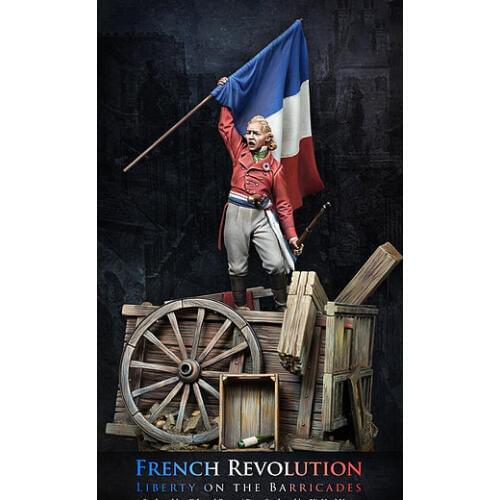 Unpainted Kit 1/24 75mm French stand , 75mm figure Historical resin Figure Resin Kit Free Shipping