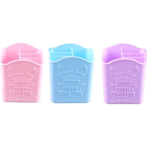 4 Cells Nail Tools Storage Box Organizer Dotting Pen Nail Art Brush Nail Polish Container Makeup Brushes Display Shelf Holder