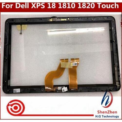 For Dell XPS 18 1820 1810 18.4" Touch Screen Glass Digitizer With Bezel