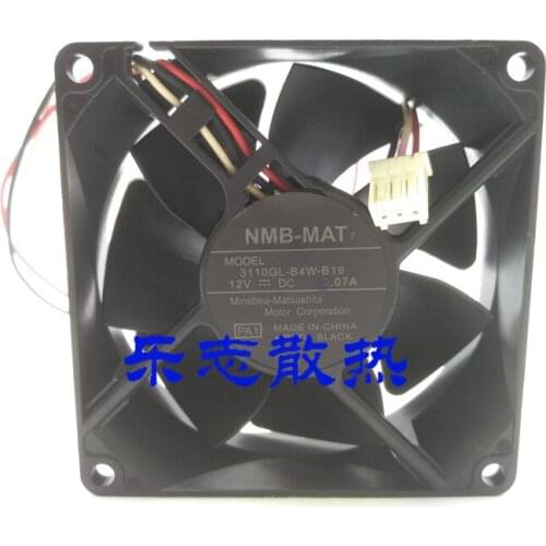 Original 3110gl-b4w-b19 12V 0.07a 8025 8cm silent TV cooling fan