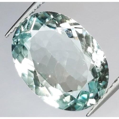 Aguamarina Talla Oval 13.1 x 9.6 mm