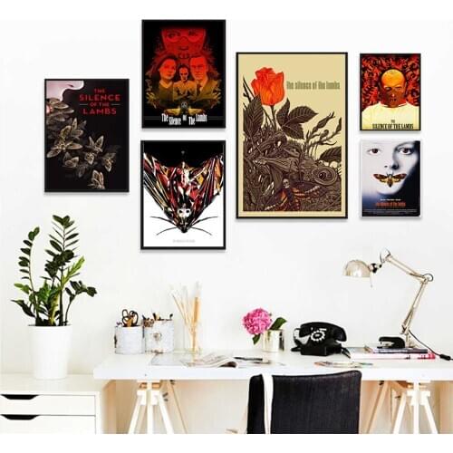 The Silence Of The Lambs Movie Canvas Prints Modern Painting Posters Wall Art Pictures For Modern Home Decoration
